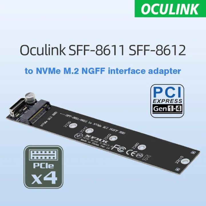 Deal Oculink Sff Sff To Nvme M Ngff M Key Adapter For