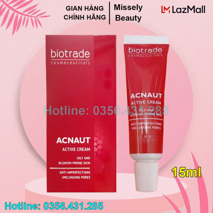 Kem Trị Mụn nào tốt Kem Chấm Mụn BIOTRADE ACNAUT ACTIVE CREAM minisize