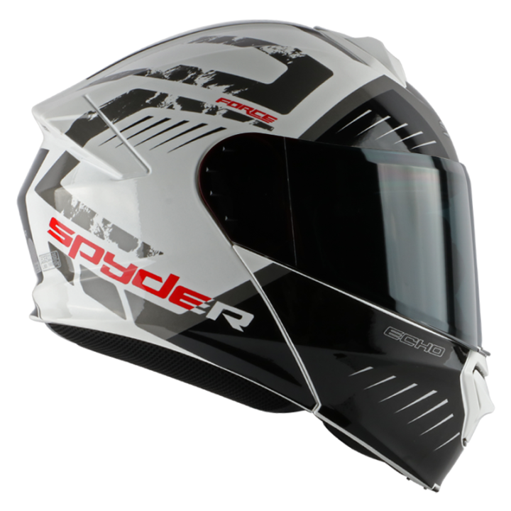 Spyder Force Gd S Echo Modular Dual Visor Helmet Free Clear Visor