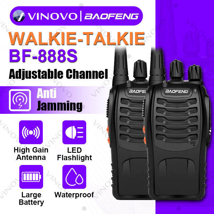 Baofeng S W Ch Mhz Interphone Two Way Radio Walkie Talkie