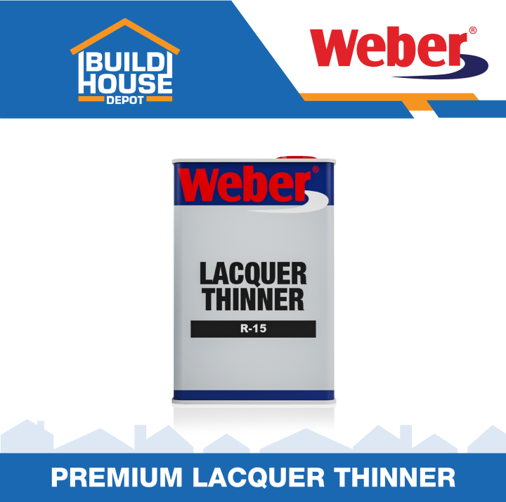 WEBER Premium High Gloss Lacquer Thinner 4L Lazada PH