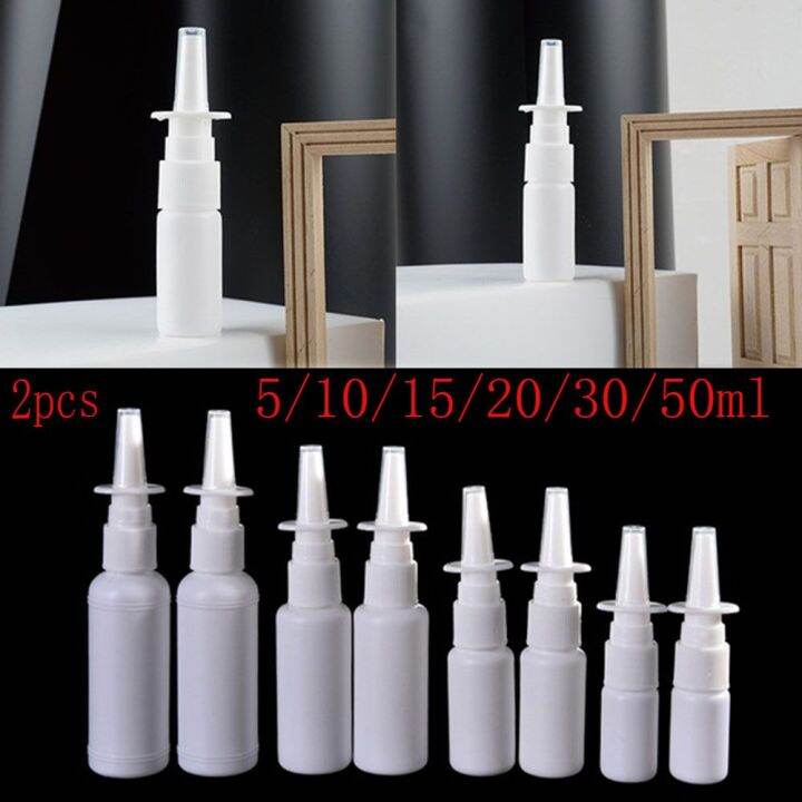 Yocky Hot Sale Refillable Portable White Pump Sprayer Nasal Spray