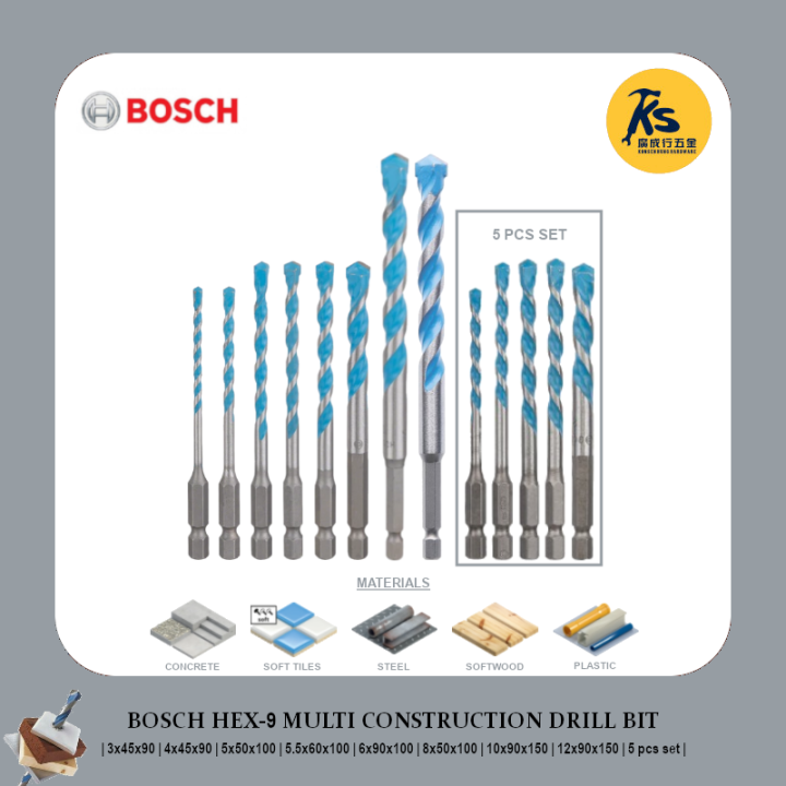 Bosch Hex Multi Construction Drill Bit Lazada