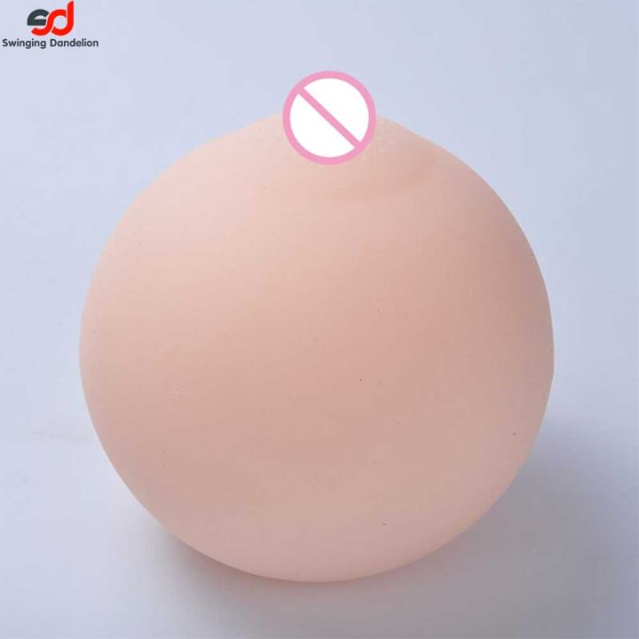 Freeshipping Tricky Toy Big Boobs Vent Polo Simulation Silicone Boob