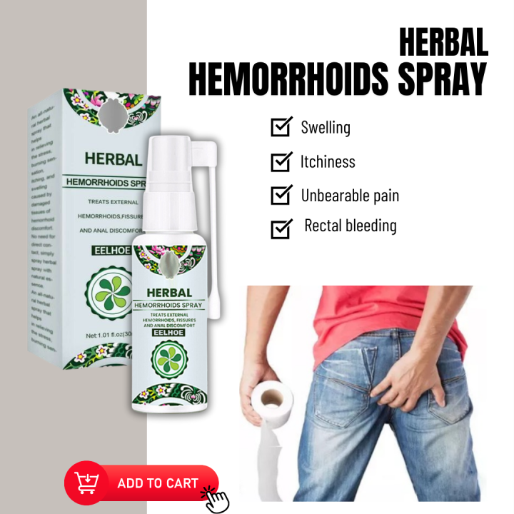 HERBAL Hemorrhoids Spray 100 Guaranteed Safe And Effective Treatment