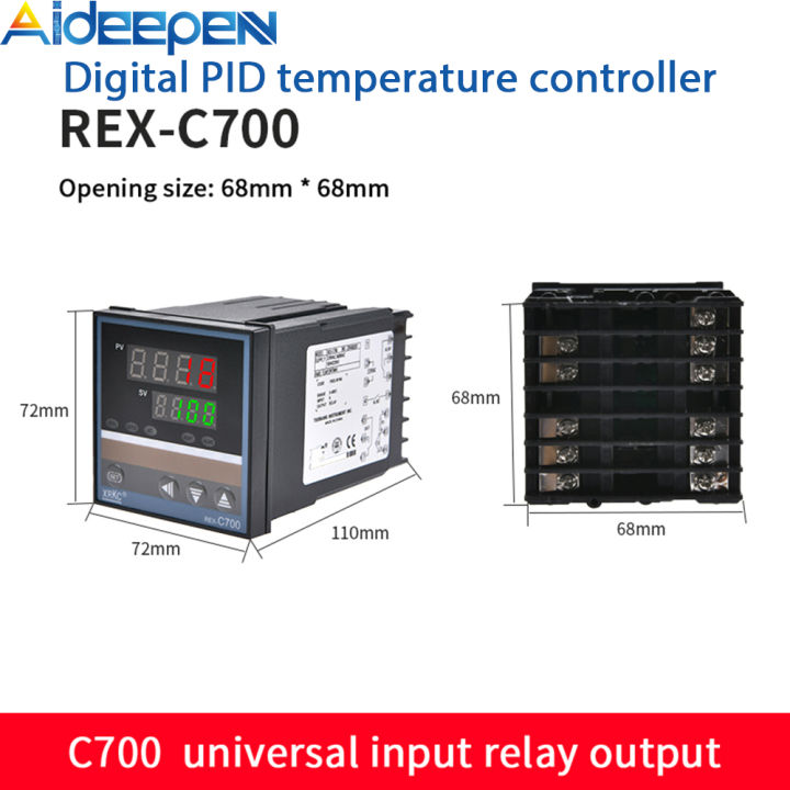 Ready Stockoriginal Aideepen Rex C Digital Pid Temperature