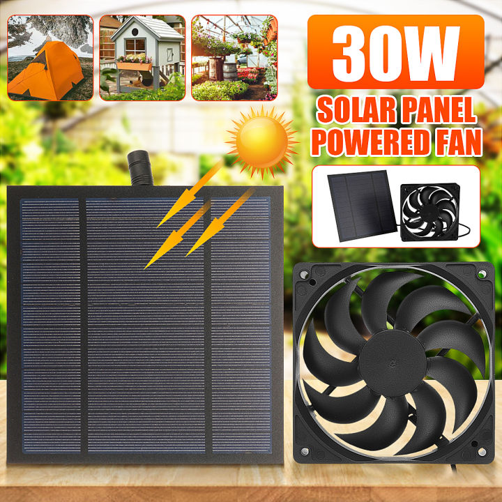 Solar Exhaust Fan W V Mini Ventilator Air Extractor Solar Panel