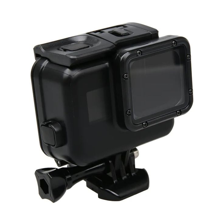 Black Out Waterproof Case With Touchable Back Door For GoPro Hero 5 6 7