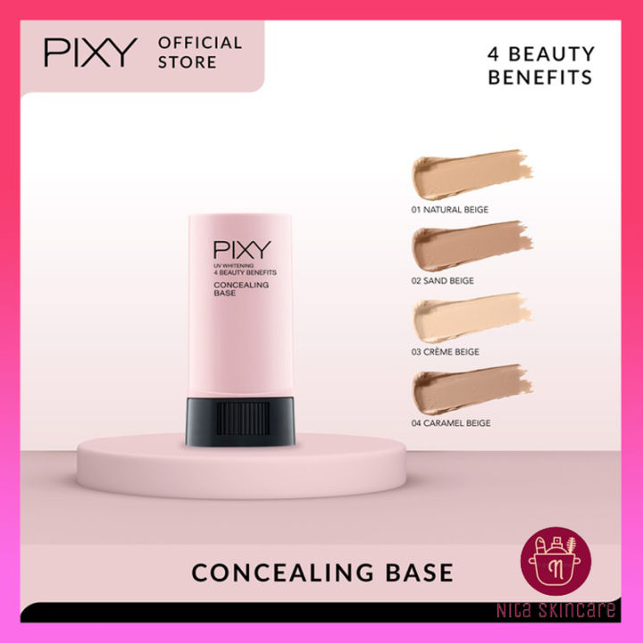 Pixy Uv Whitening Beauty Benefits Concealing Base Gram Lazada