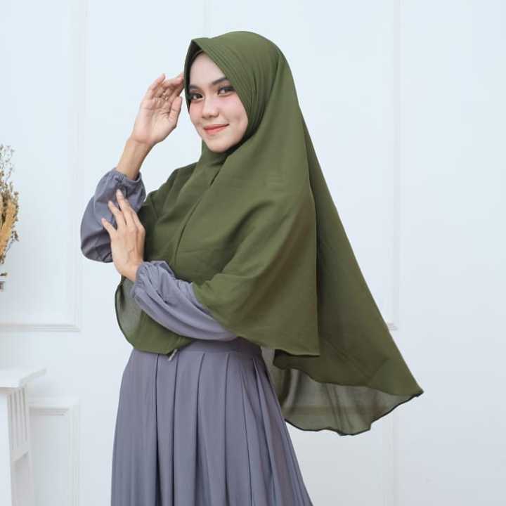 KHIMAR JUMBO DAILY PET ZISE L 75x100 WOLFIS GRADE A PET ANTEM JILBAB