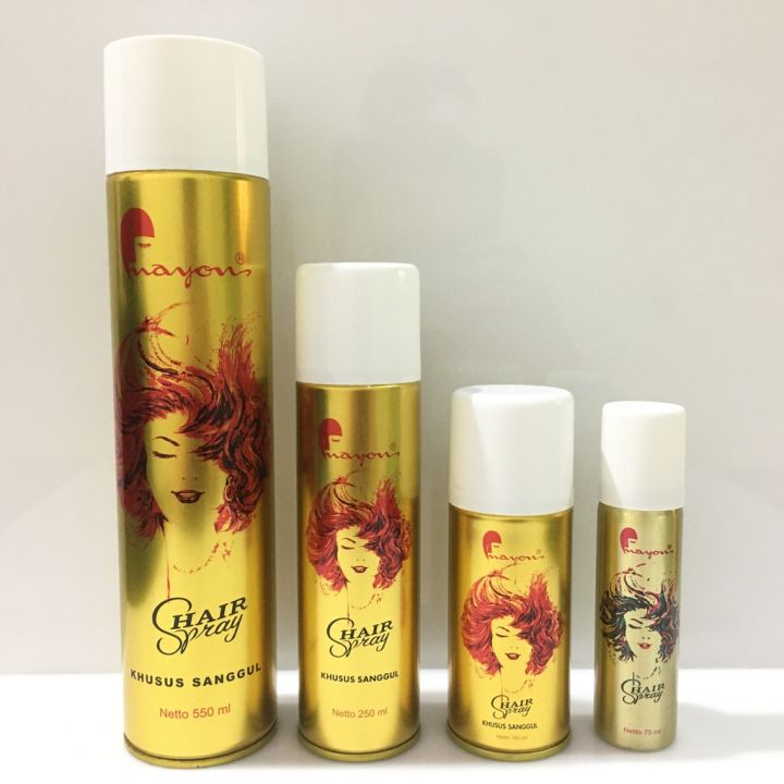 MAYON Hair Spray Khusus Sanggul Bpom Lazada Indonesia