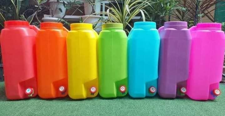 Colored Slim Type Water Container Mineral Water Container 5 Gallon