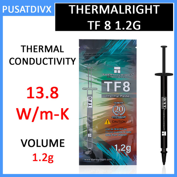 THERMALRIGHT TF8 1 2 GRAM THERMAL PASTE CPU VGA GPU PROSESOR TF 8