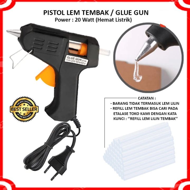 Alat Pistol Lem Tembak Listrik Watt Glue Gun Hot Melt Lazada