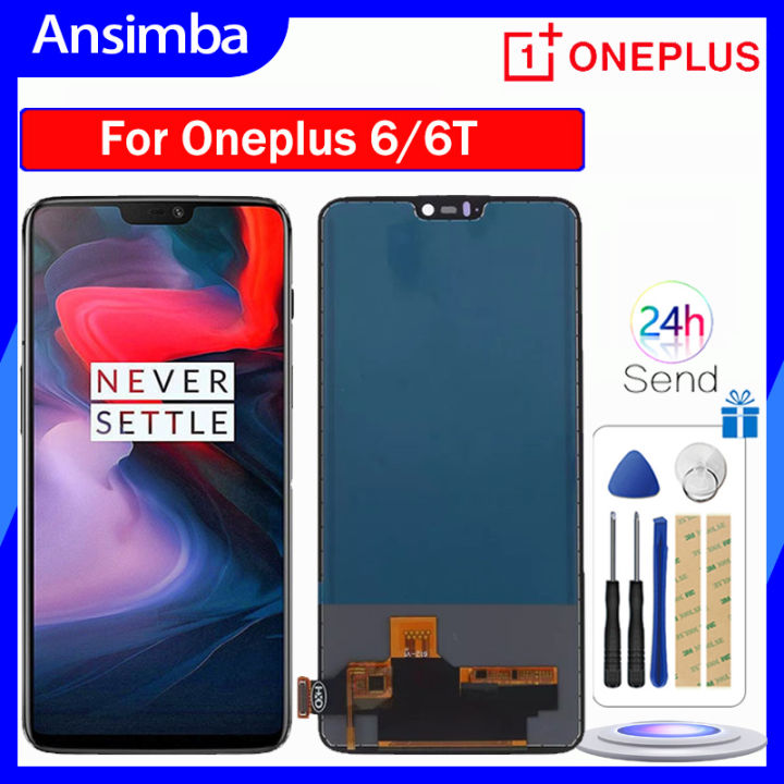 Ansimba OLED Screen For OnePlus 6 6T Display Touch Screen Digitizer