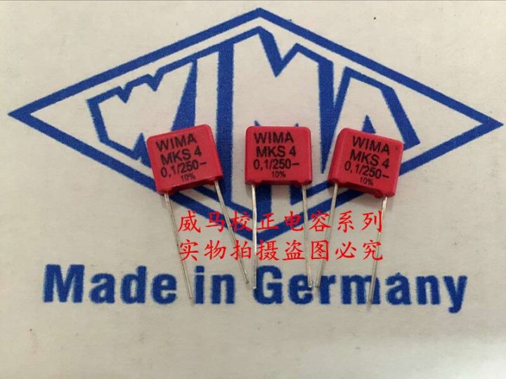 2020 Hot Sale 10pcs 20pcs Germany WIMA Capacitor MKS4 250V 0 1UF 250V