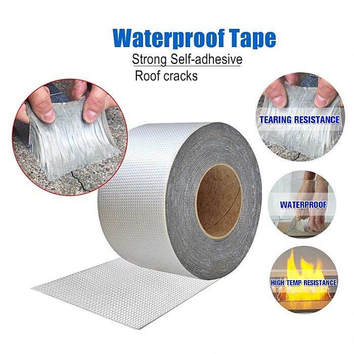 Butyl Tape Waterproof Aluminium Self Adhesive Thick Repair Tape For