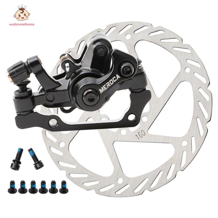 Mtb Bike Disc Brake Front Rear Bicycle Parts Biking Calipers Rotor Set