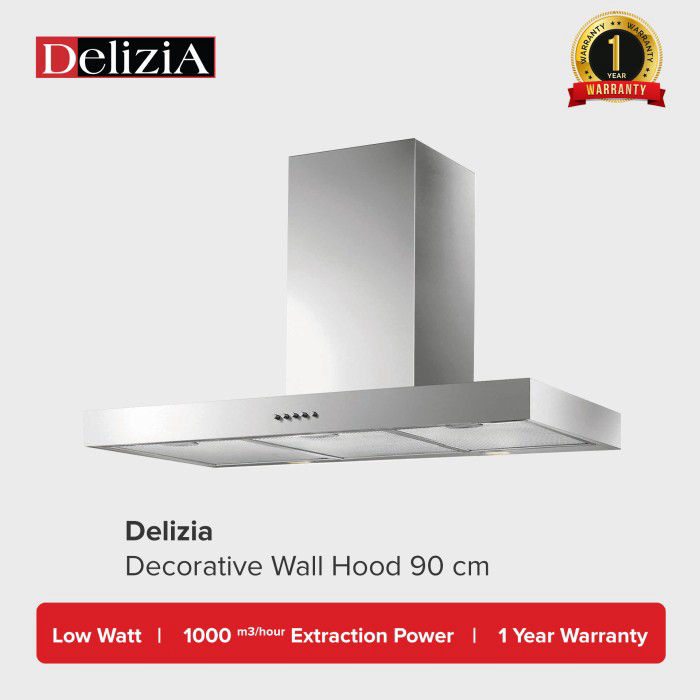 Penghisap Asap Delizia Wall Hood 90 Cm DCH9A5IX Lazada Indonesia