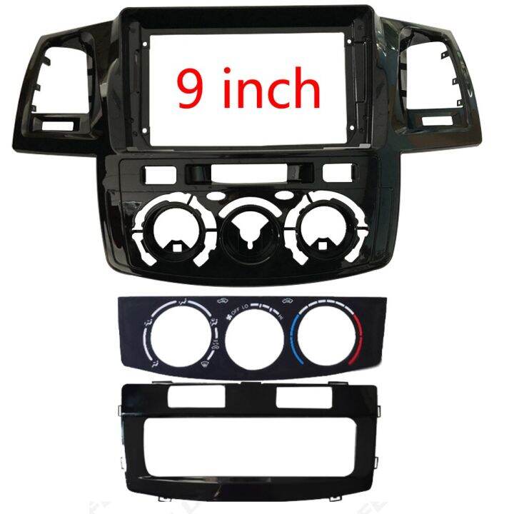 Car Frame 9 Inch Big Screen Fascia Frame Adapter For Toyota Hilux