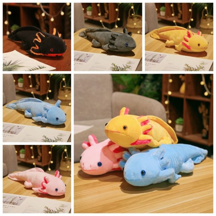 BRAVE223 Plushie Colorful Newt Plush Toy Newt Fish Axolotl Salamander