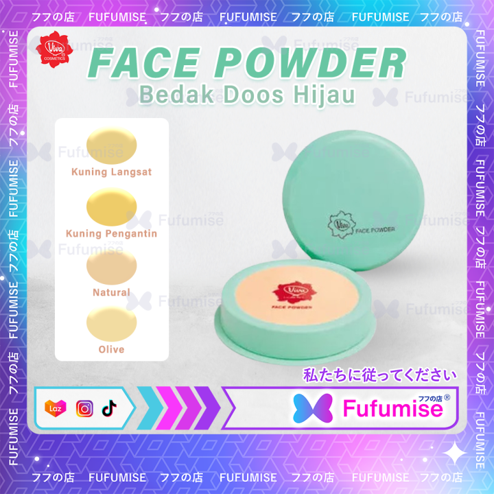 Viva Face Powder Bedak Doos Hijau Tabur G Bpom Lazada Indonesia