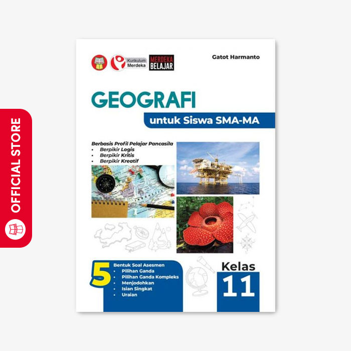 Yrama Widya Buku Geografi Untuk Siswa Sma Ma Kelas Kur Merdeka