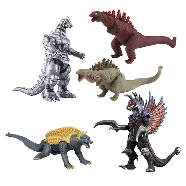 BANDAI Godzilla Movie Monster Series Godzilla Second Form Third Form