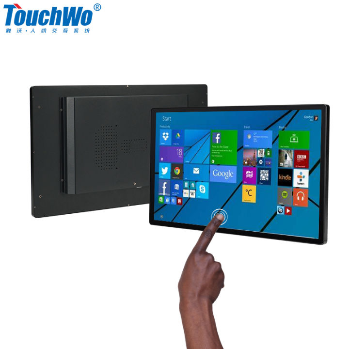 TouchWo 17 18 22 24 27 32 inch รปแบบผนง Touchscreen Monitors 16 9