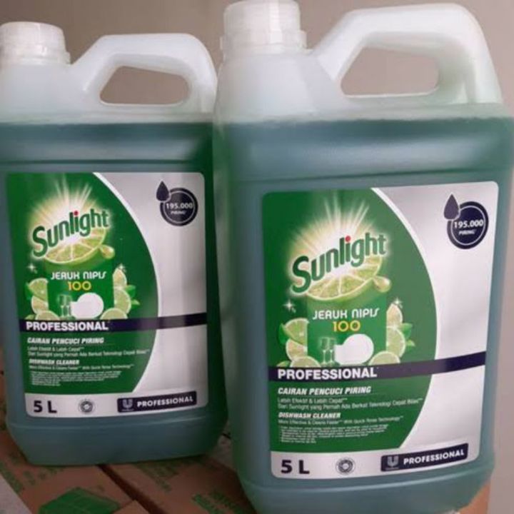 Sunlight 5 Liter Promo Sabun Cuci Piring 5 Liter Bisa COD Lazada