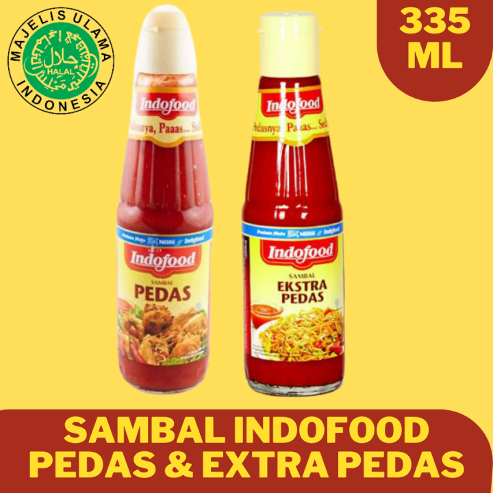 Promo Saos Sambal Indofood Extra Pedas Ml Botol Besar Lazada