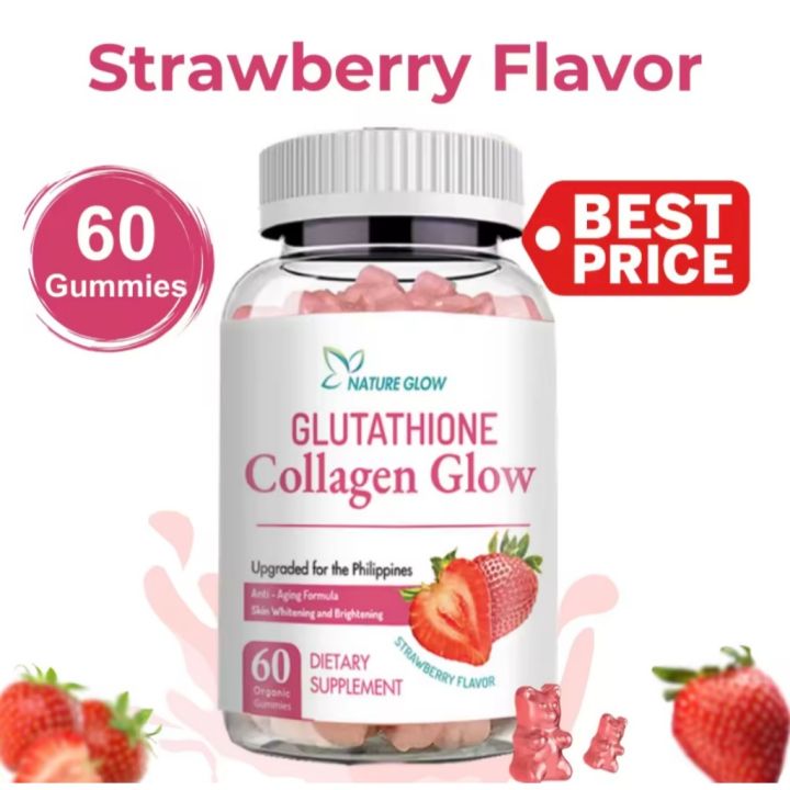 Nature Glow Glutathione Collagen Glow Gummies Official Original Anti