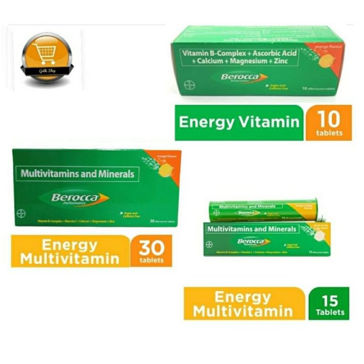 Berocca Energy Multivitamin Effervescent Tablets Lazada Ph