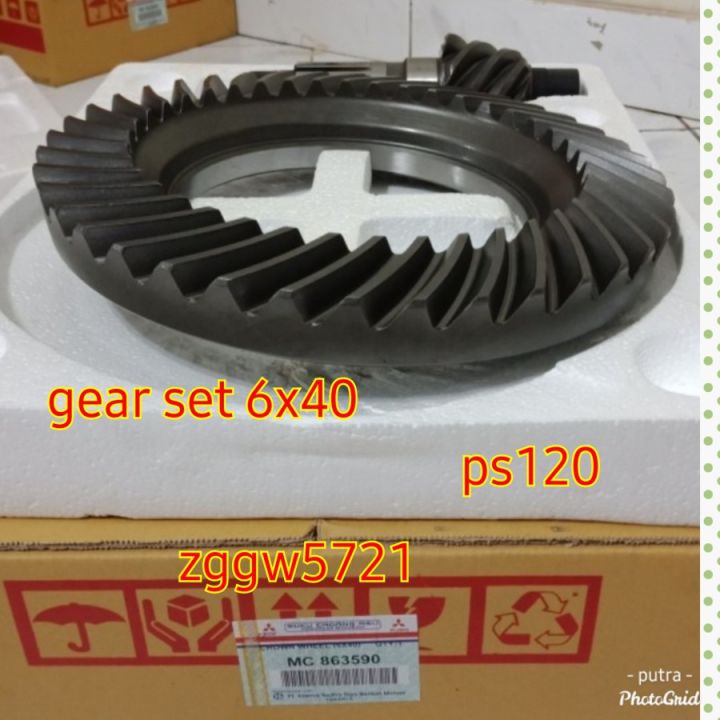 Crown Wheel Gear Set Gigi Gardan Ps X Oem Mitsubishi Lazada