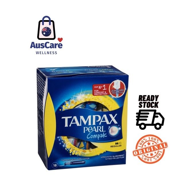 Tampax Compak Pearl Regular Pack Lazada