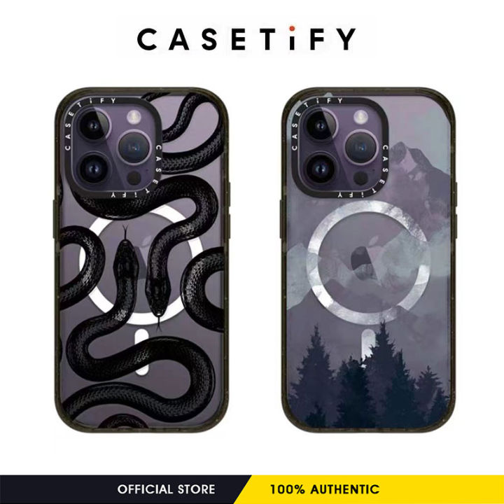 Casetify Black Snake King With MagSafe Case For IPhone 14 Pro Max