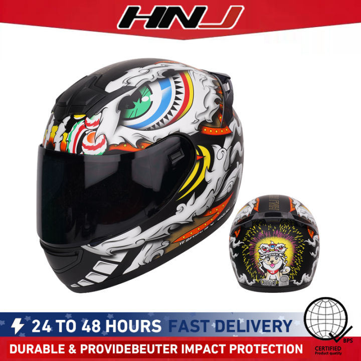 Motors Alliance HNJ 902 PRO Motorcycle Helmet Full Face For Men Single