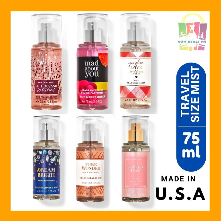 Bath And Body Works Travel Size Fine Fragrance Mist 75ml Lazada PH