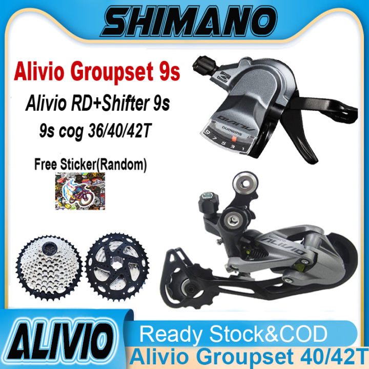 Shimano M Alivio Rd Speed Shifter Rear Derailleur Groupset Vg