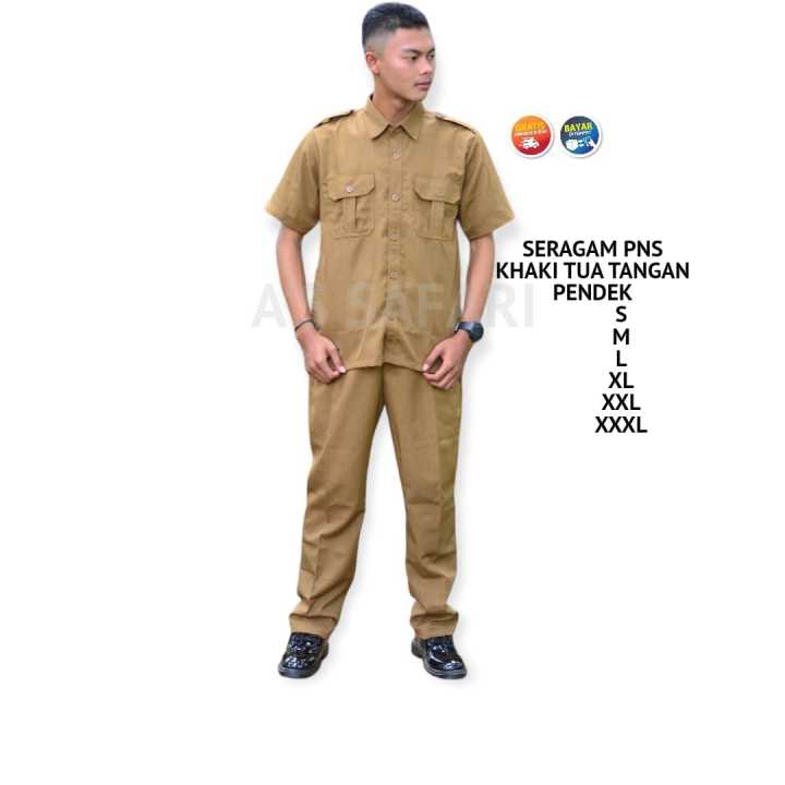 Seragam Pns Seragam Pemda Pria Khaki Baju Pdh Pegawai Negri Seragam Asn