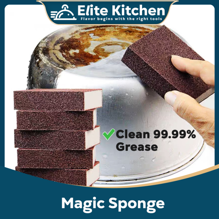 Elite Kitchen Nano Sponge Emery Magic Sponge Brush Cleaning Tool