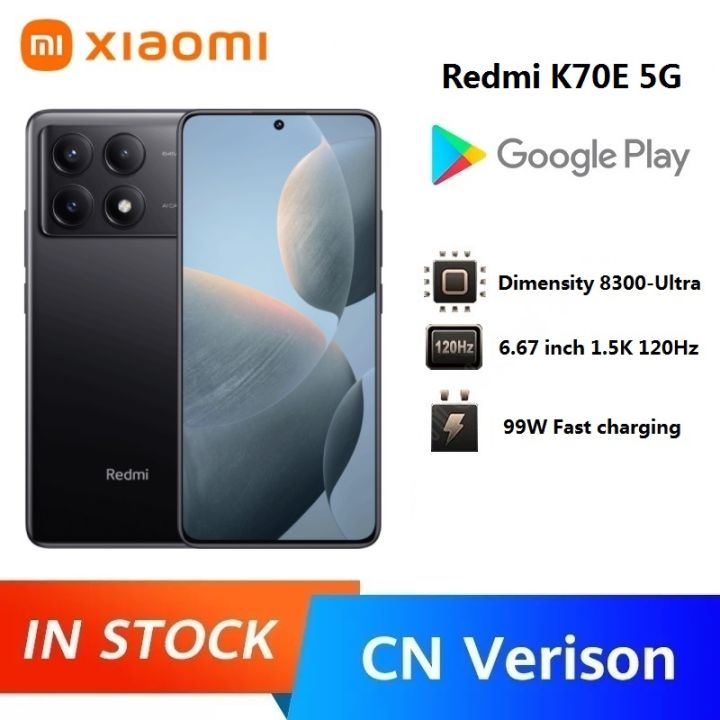 Original Xiaomi Redmi K70E Smartphone Dimensity 8300 Ultra Octa Core 6