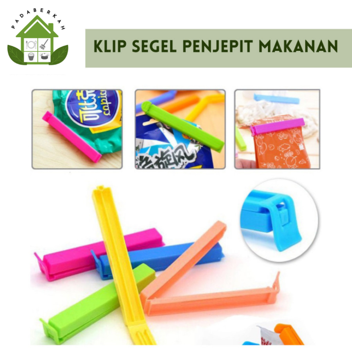 Segel Penjepit Plastik Jepit Kantong Makanan Klip Seal Sealer Kemasan