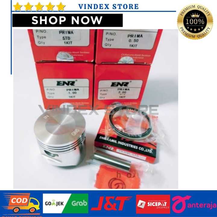 Piston Kit Set Honda Prima Grand Legenda Supra X Win Oversize Std