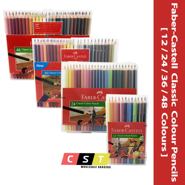 Faber Castell Classic Colour Pencils In Slim Flexi Case