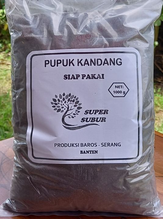 Pupuk Kandang Sapi Halus Kemasan Repack Grams Kompos Organik Halus