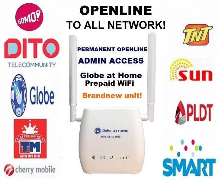 Openline Globe At Home Prepaid Wifi Modem Unli Reset Band Lock Admin