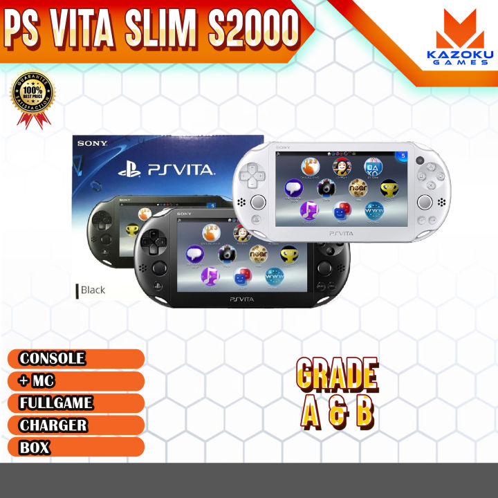 PS Vita Slim PSvita Sony CFW S2000 FREE GAME NON MC 128GB Lazada