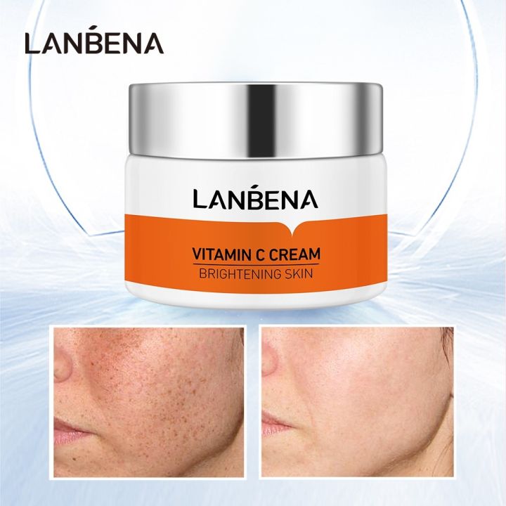 Lanbena Vitamin C Cream Skin Whitening Facial Cream Dark Spot Vitamin C