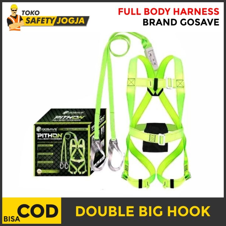 Full Body Harness Absorber Double Big Hook Phiton Gosave Lazada Indonesia